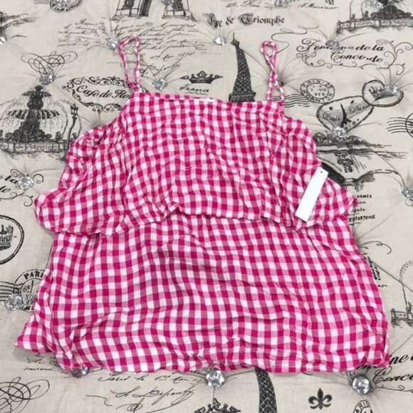 Abound Tiered Spaghetti Strap Tank Top - Picture 3 of 6